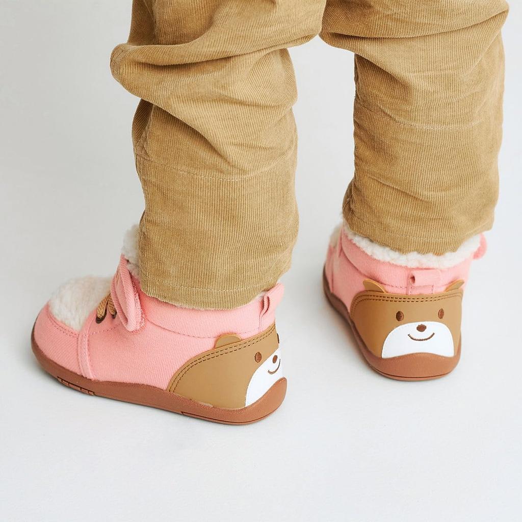 MIKIHOUSE HOT BISCUITS Second Baby Shoes, Boys and Girls, Pink, Size 14.5cm, 73-9304-680