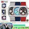 OFNS Men's Multifunctional Quartz Watch: Square Design, Six-Hand, Luminous, Waterproof