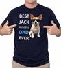 Best Jack Russell Dad Ever T-Shirt Funny Dog Father Quote Cool Gift Mens New Top