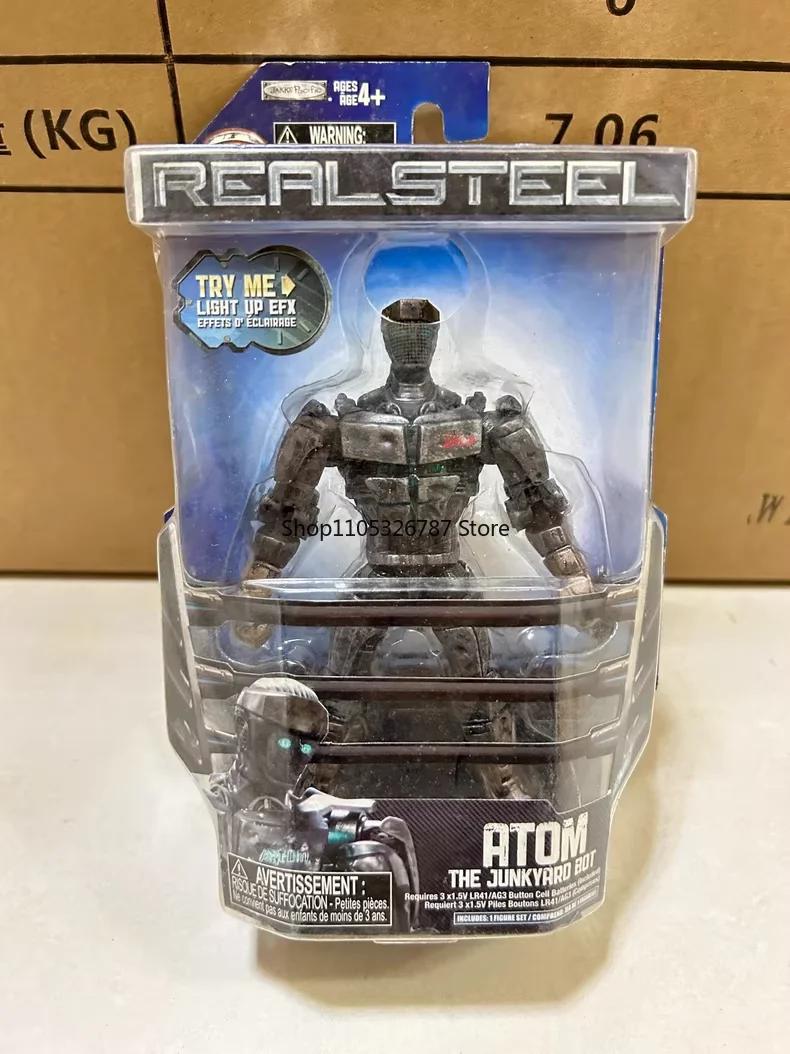 Real Steel 5” Actionfiguren – Atom, Twin Cities, Noisy Boy, Cowboy, Zeus, Nicht-Elektronisch, Brandneu gray