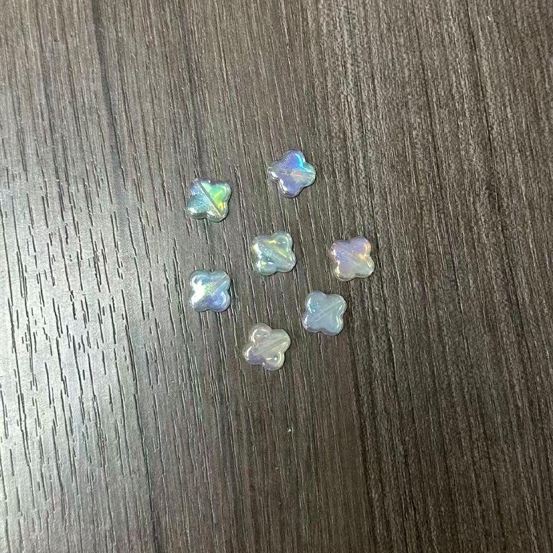 Acrylic Iridescent Mermaid Pearlescent Beads for DIY Bracelets and Ornaments