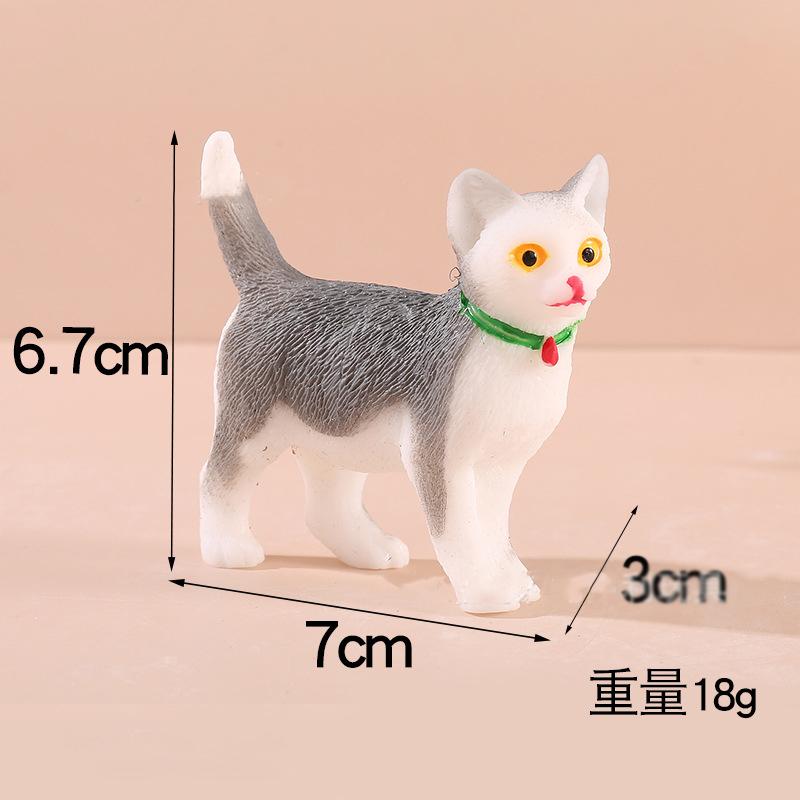 

Realistic New Cat Squeeze Toy Cute Funny Cat Plush Slow-Rebound Stress Easing Toy Ornament Kids Adults Decompression Venting Toy