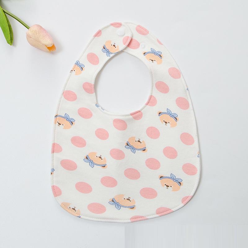 Thick Waterproof Baby Bib - Pure Cotton, Enlarged & Widened for Boys and Girls