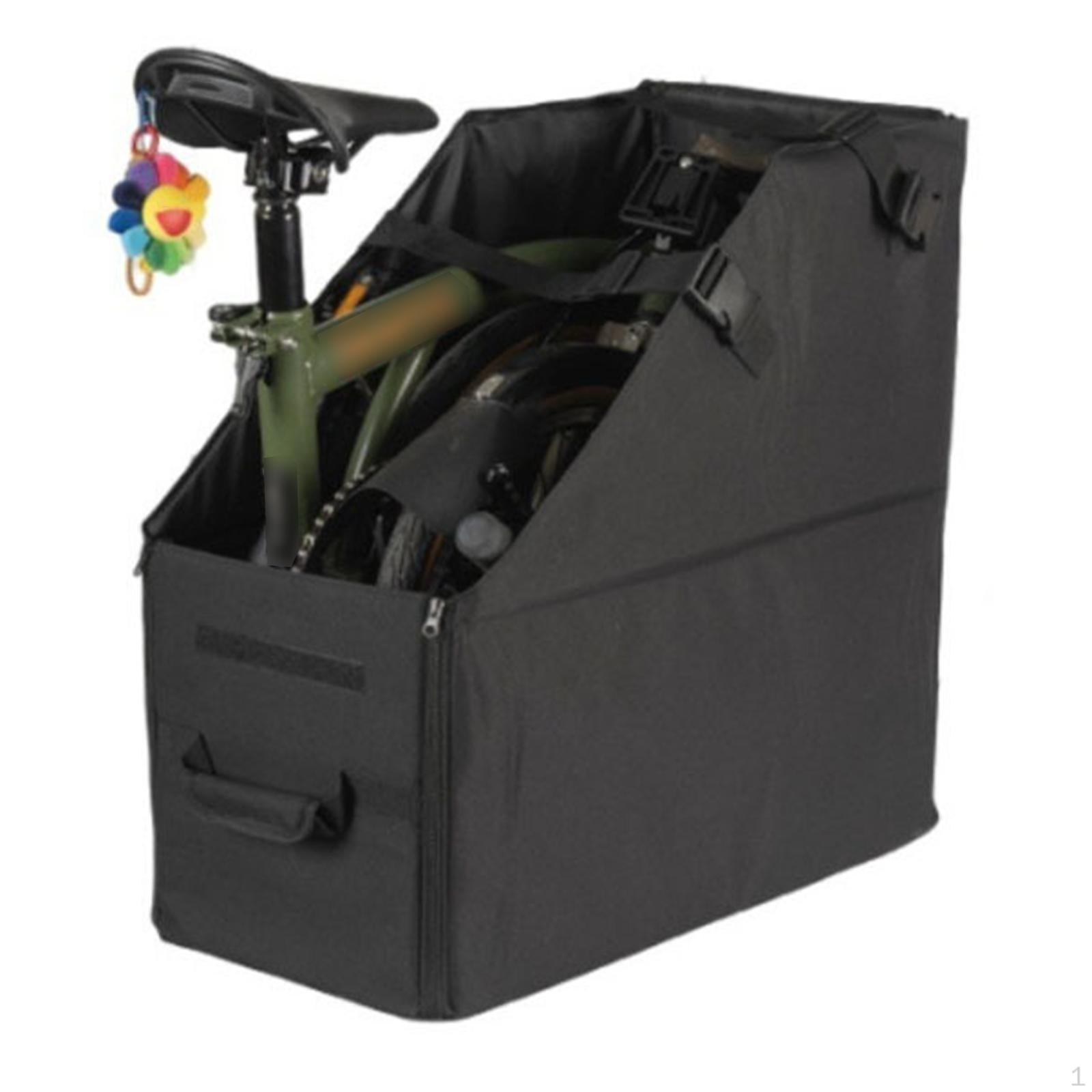 

Складной ящик для хранения велосипеда Складной органайзер для велосипеда Защитные аксессуары Практичный портативный для путешествий L