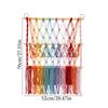 Stuffed Animal Net Boho Macrame 2-Layer Hammock Stuffed Animal Holder Plush Storage For Bedroom Nursery Kids Room Living Room