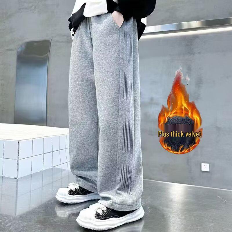 Spring Claws Kids' Wide-Leg Casual Pants 2024 - Loose, Long Sport Trousers for Spring & Autumn