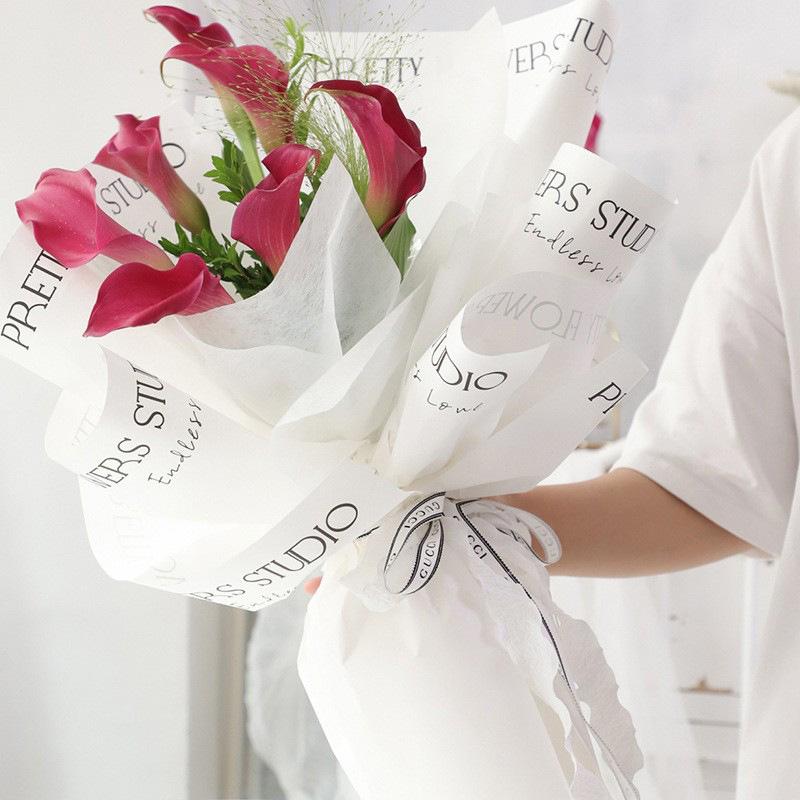 Trendy Floral Kraft Paper for Bouquet Wrapping