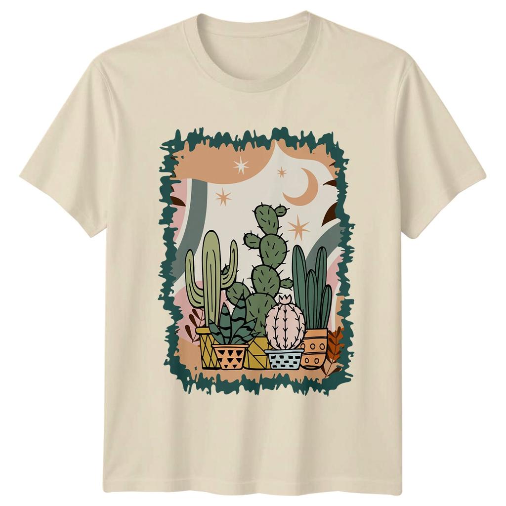 Cactus Succulent TShirt Desert Plant Gardening Gift For Him And Her