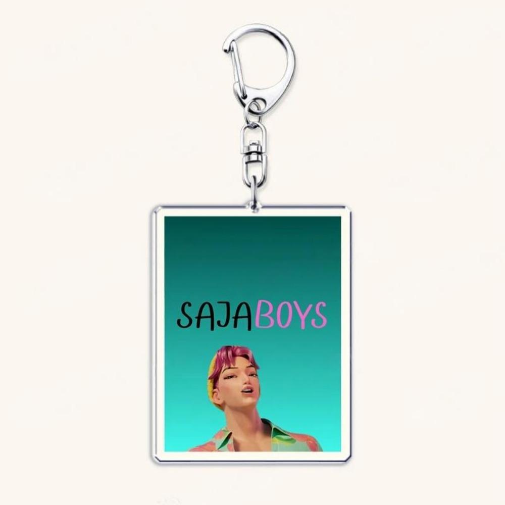 Kpop Dämonenjäger Anime Zoe Rumi Mira Saja Jungs Superstar Acryl Schlüsselanhänger Unters Huntr/x Baby Selbst Schlüsselanhänger Huntr-X Tasche Anhänger