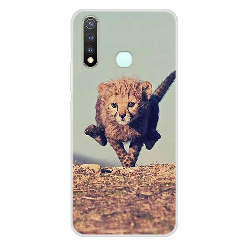 Per Vivo 1915 / Y19 /U3 Custodia Bumper Silicone TPU Copertura Posteriore Morbida Per Vivo Y19 Y 19 VivoY19 Custodia Cartone animato fundas su Vivo1915 Coque