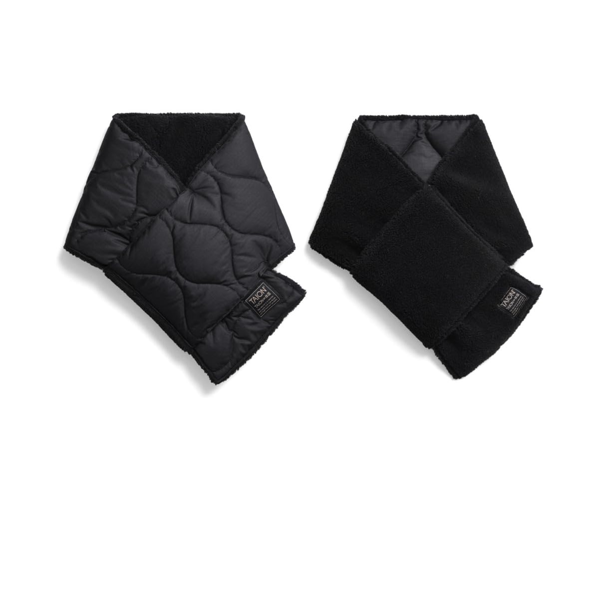 

Пуховый шарф Taion Черный Черный x Черный R201ML-1 чёрный