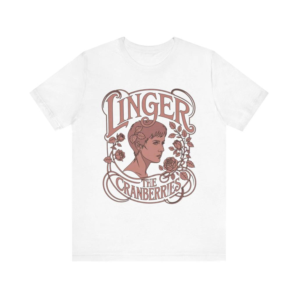 Irish Rock Band The Cranberries Peripherals Print Tshirt Fashion Crewneck Cotton Top Men Women Oversized Casual Summer New Tees