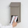 Green Life Wandbriefkasten [Hergestellt in Japan] Stahl (18.0cm B x 9.5cm T x 34.5cm H) Stilvolles Titangrau FH-10(TGY)