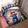 New Super Mario Soft and Comfortable Duvet Cover, Children's Bedding Set Gift, Extra Large Size, Multiple Sizes Available.