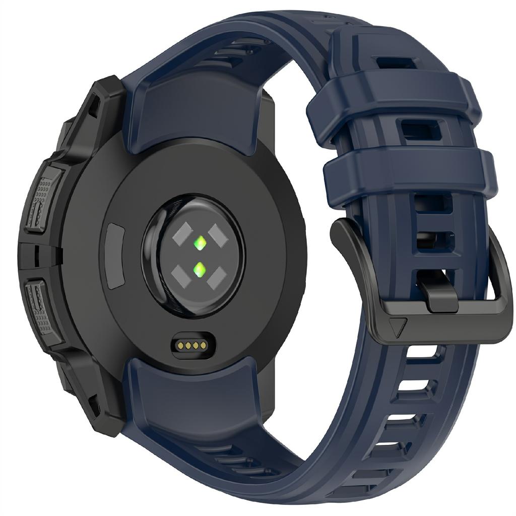 Curea de silicon de 22 mm pentru Garmin Instinct 3 Solar/Instinct 3 AMOLED 45mm, bandă de ceas de schimb