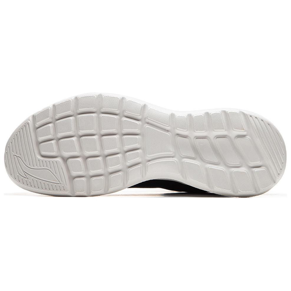 Li Ning Lightweight Soft Rebound Casual Running Shoes Men Sneakers Black Gray ARSU069-3