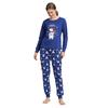 The Snowman Womens/Ladies Polar Bear Christmas Long Pyjama Set