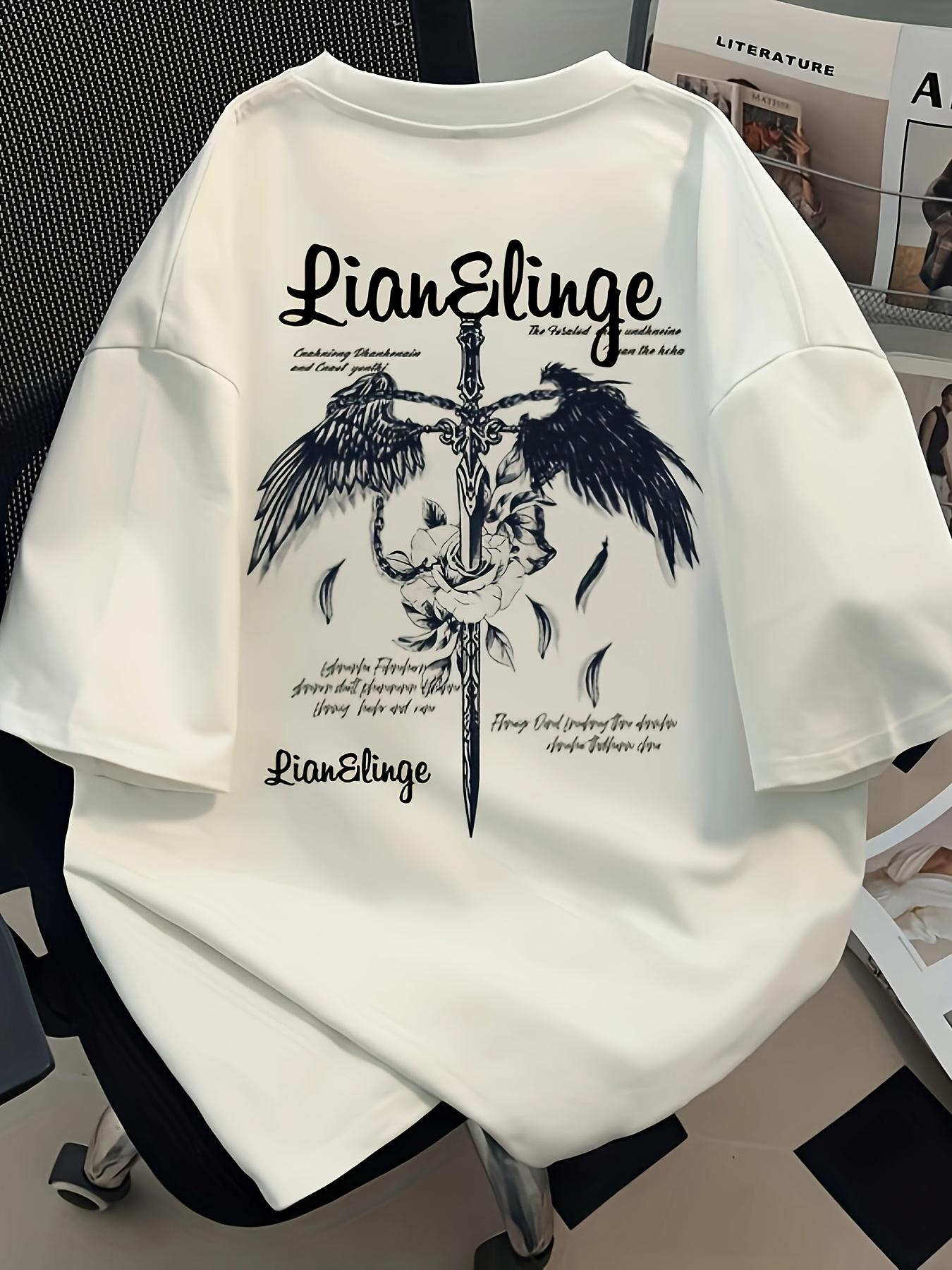 Лето 2025 Новая мужская футболка Повседневная для катания на роликах дышащая легкая 3D-печатная мужская футболка 4XL