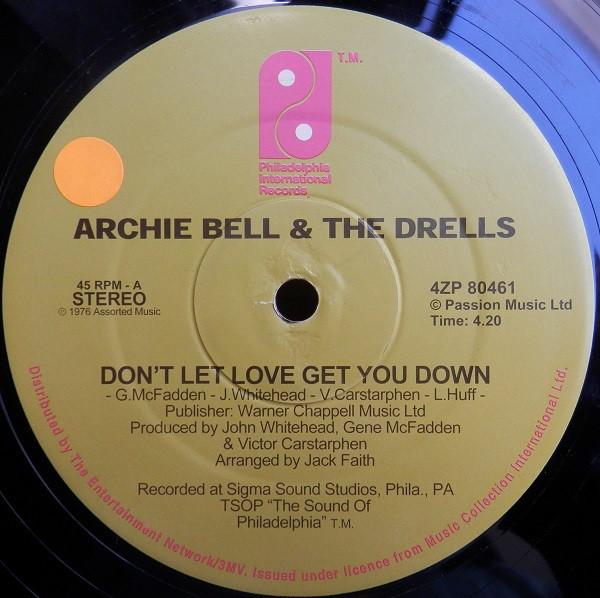 

12inch Record ARCHIE BELL & THE DRELLS / BILLY PA - Don t Let Love Get You Down / Bring 4ZP80461 Philadelphia In 1999 UK Dance & Electronica Used