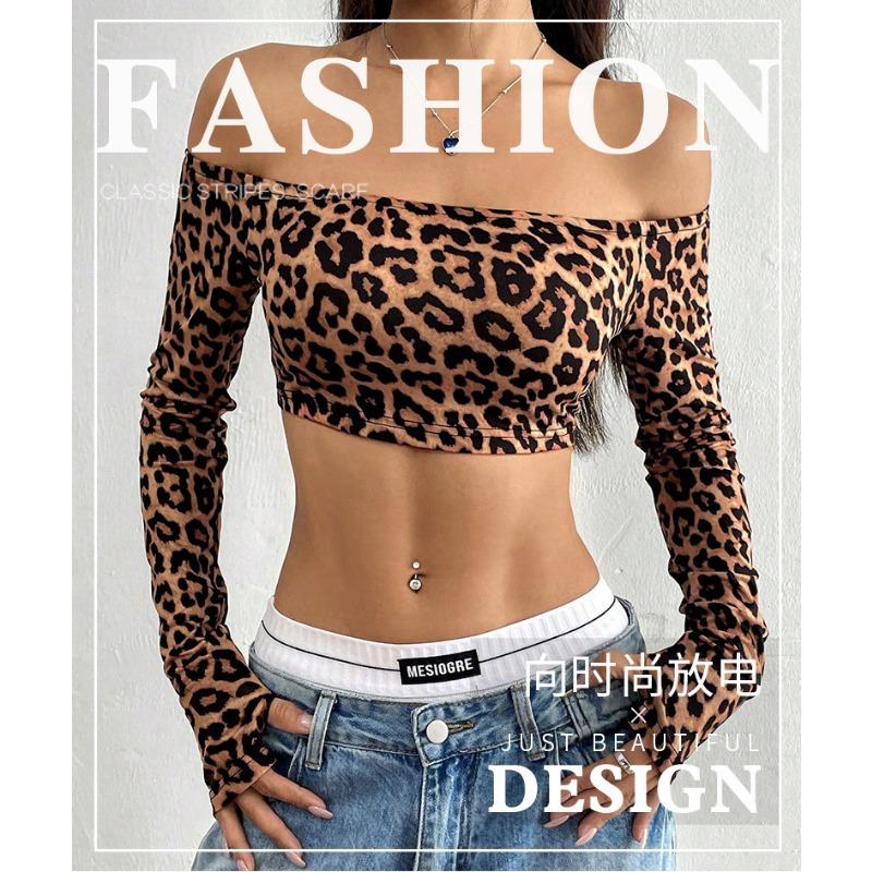 Women's New Y2K One Shoulder Long Sleeve T-Shirt Top