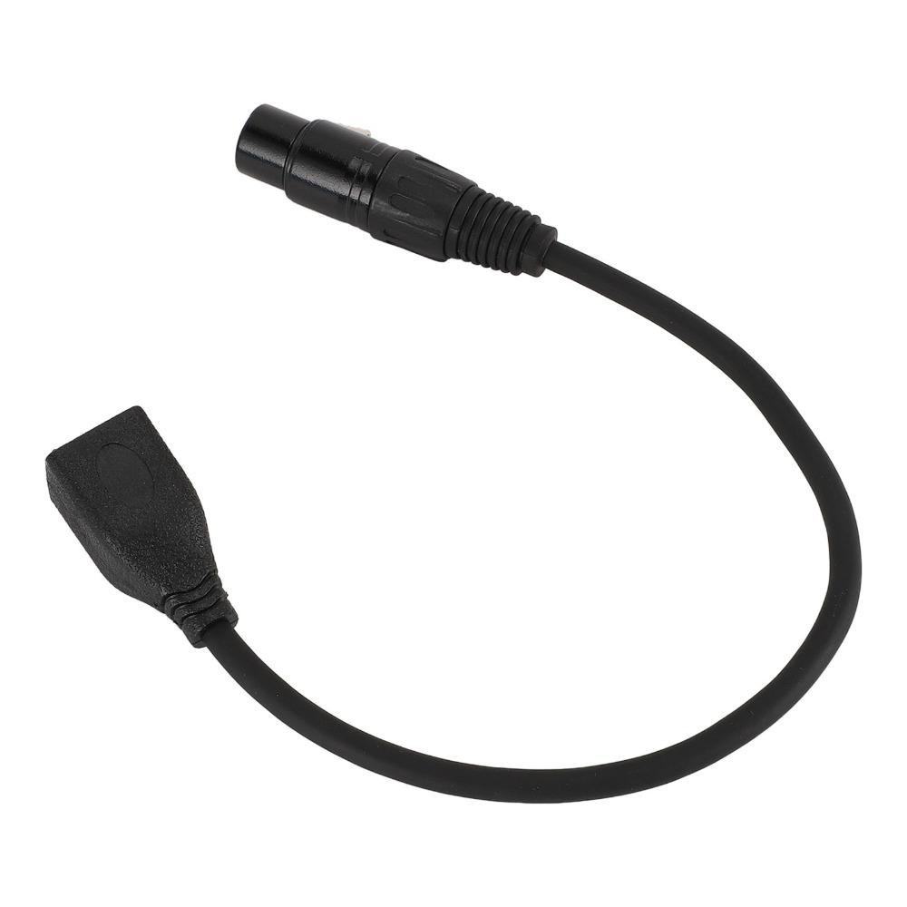 0.3 Meters / 11.8 Inch 5 Pin Female XLR To RJ45 Female Cable