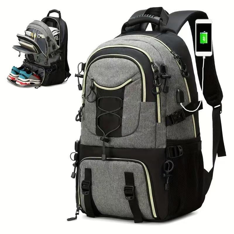 Mountaineering Bag Large Capacity Outdoor Backpack Hiking Bag Breathable And Wear-Resistant Backpack