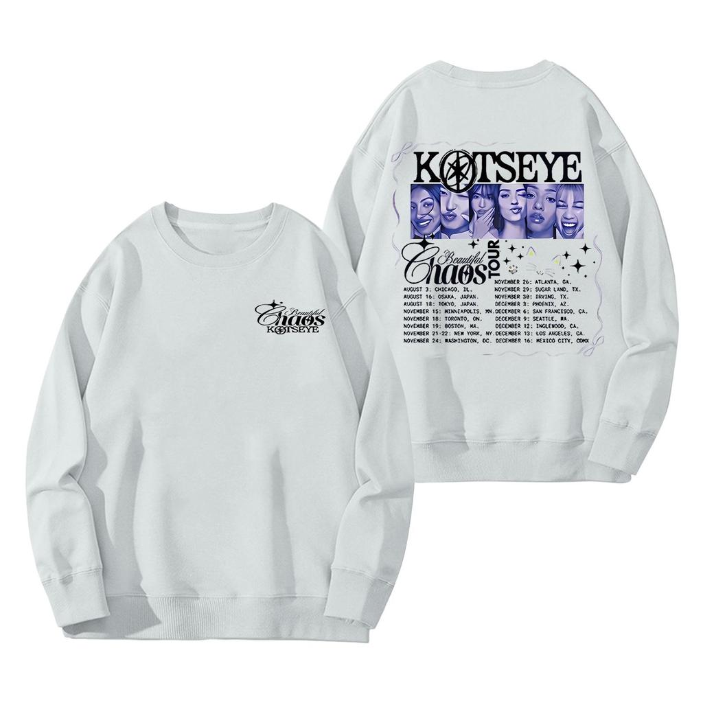 Women's Fashionable And Casual Long Sleeve Round Neck Printed Sweatshirt