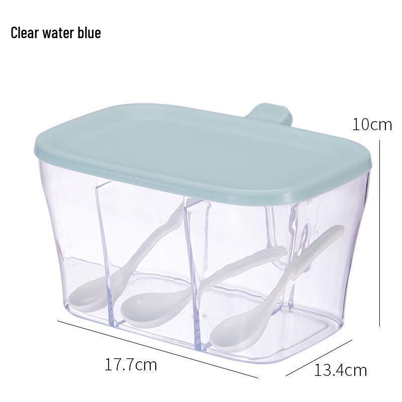 ZISIZ Multi-Compartment Moisture-Proof Spice Box Set