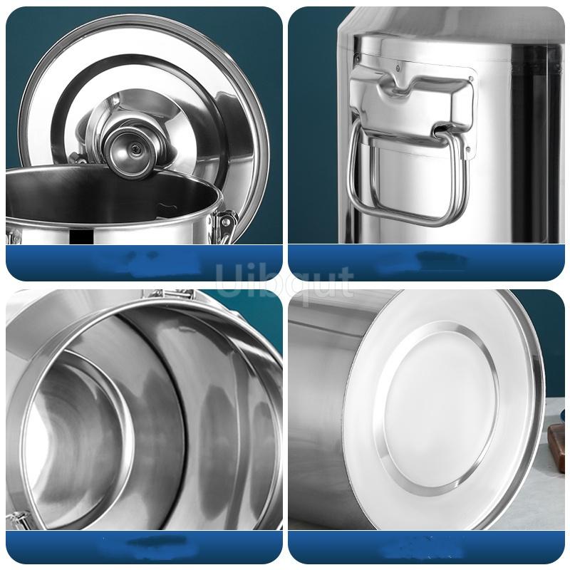 304 Stainless Steel Fermenters Wine Fermented Beer Fermenters Milk Barrel Bucket Sealing Oil Barrel Tea Canister Storage Pot