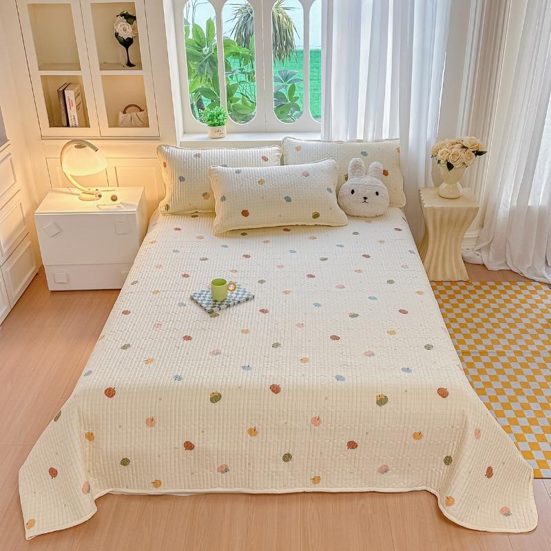 

New printed serie household cute simple model skin-friendly and comfortable student dormitory bed cover three-piece set 150x200cm 3pcs