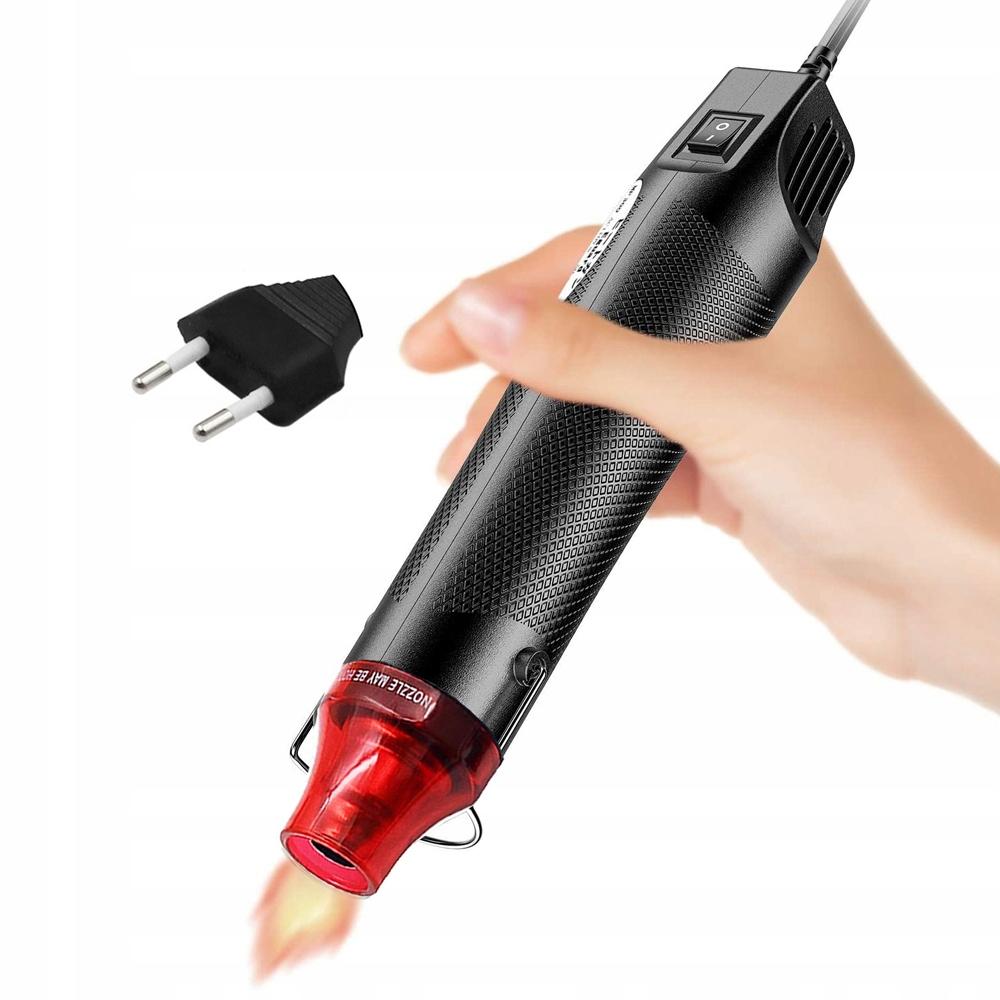 Rosfix Mini Opalarka Hot-air 300W + Zestaw Rurek Termokurczliwych 127szt. – Wysoka Moc 300W | Ergonomiczny Uchwyt | Organizer W Zestawie