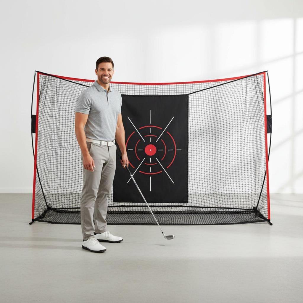 Golf Practice Net Easy Installation Hitting Indoor Outdoor Use