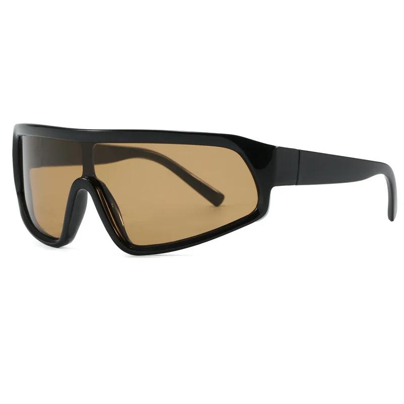 New UV400 One-piece Cycling Sunglasses Women Sports Outdoor Photography Neutral Street Sunscreen Glasses
