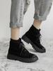 Fashion Ankle Boots for Women Suede Thick Platform Chunky Heel Booties Retro Style On Promotion New In Sale Offer Goth Woman Short Shoes