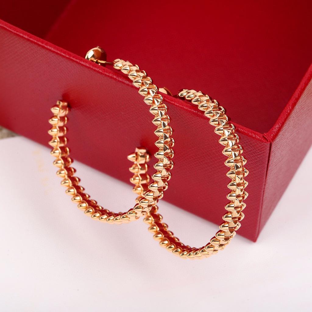 Varmt Merke Vintage Øredobber Luksussmykker for Kvinner Mote Designer Øreanheng Nitte Rent 925 Sterlingsølv Fest Ørestift