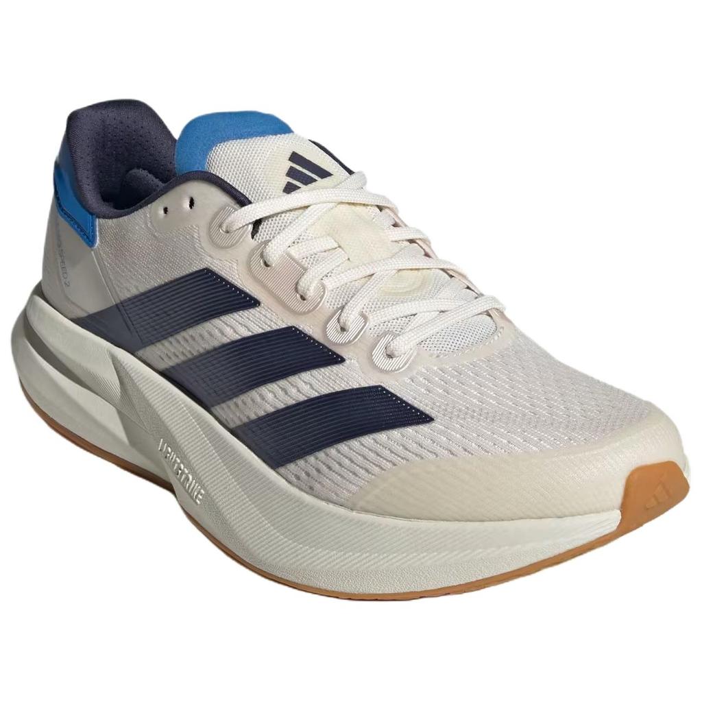 adidas Duramo Speed 2 Comfortable Breathable Support Lightweight Training Running Shoes Men's White Blue JP9223