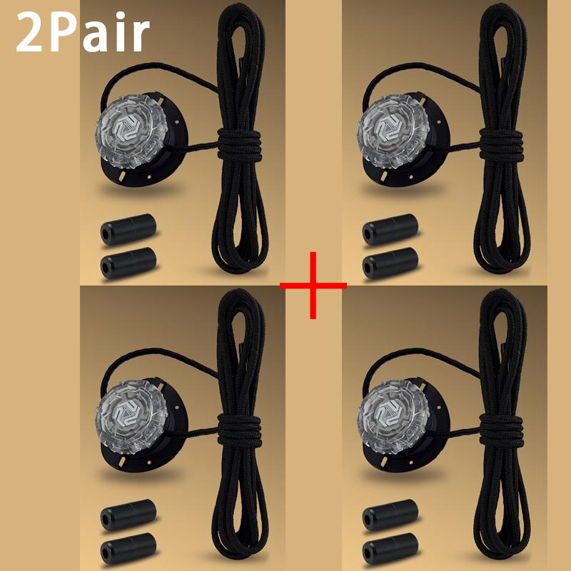 1 Pair/2 Pair New Options Automatic Swivel Buckle Shoelaces No-Tie Shoe Laces for Kids & Adults - Easy Slip-On Sneaker Accessory