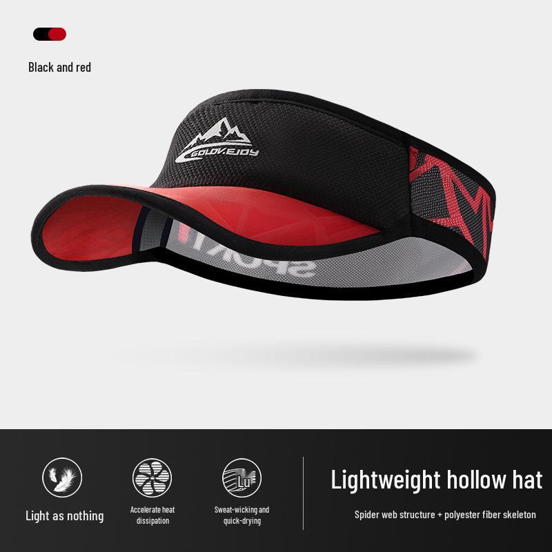 Summer Sports Visor: Lightweight, Breathable, Quick-Dry Sun Protection for Running, Training, Tennis, and Marathons