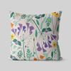 Retro Flower and Bird Pillowcase Dormitory Decoration Office Living Room Sofa Home Pillowcase