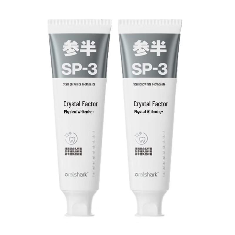 Oralshark SP-3 Sparkling White Peach Toothpaste Twin Pack