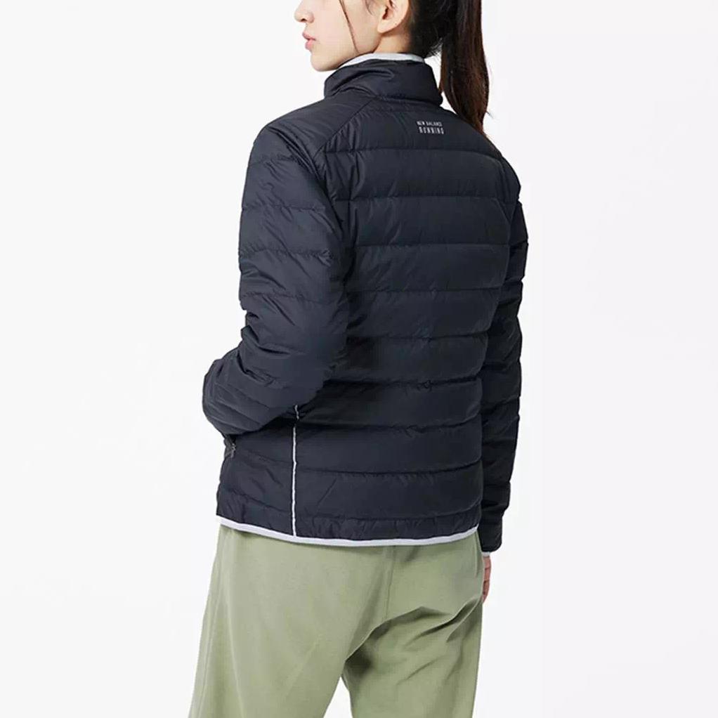 New Balance Grade School Down Jackets Stand Collar Thickened WJ23259-BK