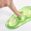 1Pc Creative Decompression Pea Pod Transparent Mouse Pad Wrist Rest Anti-slip Anti-fatigue Wrist Support Office Desk Decoration