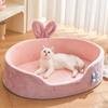Dog Bed Washable Kennel Four Seasons Pet Large Sofa Plus Velvet Thick Deep Sleep Cushion Puppy Mat for Small To Large Dogs