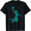 Basketball Player Typography Word Art T-Shirt