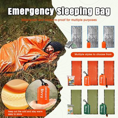 Decke, Schlafsack, Notfall-Schlafsack, Kompakt Leicht, Notfallmatte Für Kit-Auto Campingausrüstung Wandern