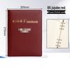 B5 PU Leather 9-Hole Loose-Leaf Notebook