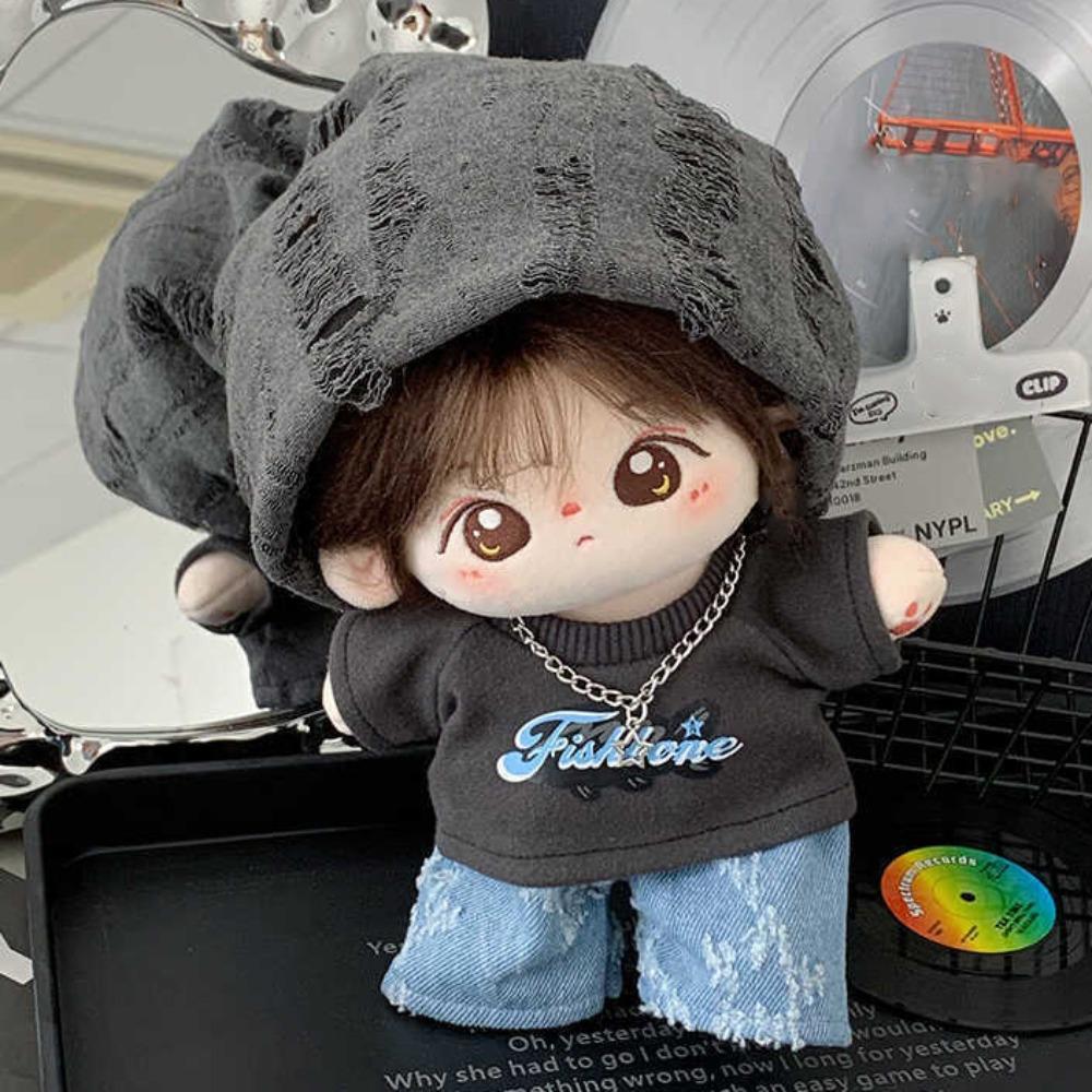 1 set Pants Cotton Doll's Clothes Hat Plush Doll Clothes 20cm Cotton Doll Clothes  Children's Gift