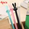 4 Pcs/set Rabbit Neutral Ink Pen Gel Pen Set Cute School Supplies Office Stationery Photo Album Kawaii Pen Stationery