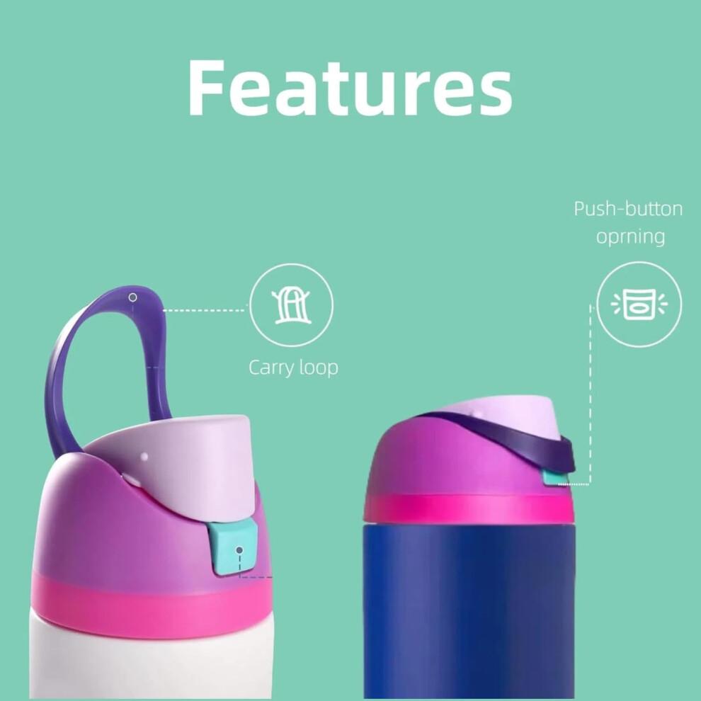 Tappo di ricambio per Owala Freesip – Tappo a un pulsante, a prova di perdite, senza BPA, compatibile con Owala Nero 16oz/24oz/32oz/40oz