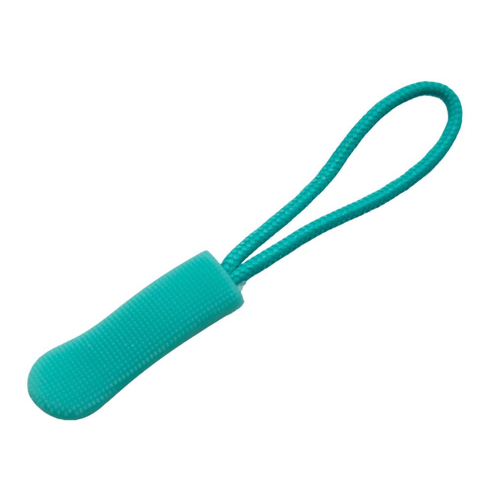 Colored PVC Zipper Pull Rope with Removable Drawstring and Rubber Pull Tab for Bags and Luggage